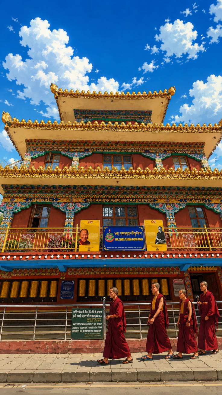 Places to Visit in Himachal Pradesh - Dalai Lama Temple (McLeod Ganj) in Dharamshala